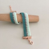 نمونه‌کار آموزش منجوق بافی با دستگاه