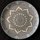 نمونه‌کار آموزش نقطه کوبی روی سفال
