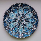 نمونه‌کار آموزش نقطه کوبی روی سفال