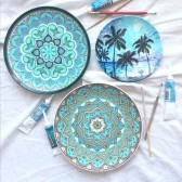 نمونه‌کار آموزش نقطه کوبی روی سفال