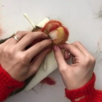 جلسه پنجم : ساخت مو و بالهای عروسک کچه ای فرشته